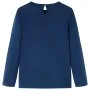 Kinder Langarmshirt in Marineblau, Größe 128. von , Kinder-T-Shirts - Ref: Foro24-14032, Preis: 12,14 €, Rabatt: %