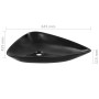 Lavabo de cerámica triangular negro 645x455x115 mm de vidaXL, Lavabos - Ref: Foro24-142998, Precio: 85,81 €, Descuento: %