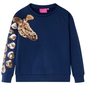 Sudadera infantil azul marino 104 de , Camisetas para niños - Ref: Foro24-13495, Precio: 12,41 €, Descuento: %