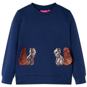 Sudadera infantil azul marino 116 de , Camisetas para niños - Ref: Foro24-14161, Precio: 12,22 €, Descuento: %