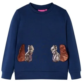 Marineblaues Kinder-Sweatshirt 140 von , Kinder-T-Shirts - Ref: Foro24-14163, Preis: 12,10 €, Rabatt: %