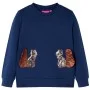Sudadera infantil azul marino 140 de , Camisetas para niños - Ref: Foro24-14163, Precio: 12,10 €, Descuento: %