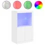 Sideboard mit LED-Lichtern aus weißem Ingenieurholz von , Schließfächer und Lagerschränke - Ref: Foro24-836623, Preis: 89,16 ...