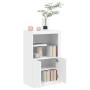 Aparador con luces LED madera de ingeniería blanco by , Lockers and storage cabinets - Ref: Foro24-836623, Price: 92,79 €, Di...