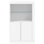 Sideboard mit LED-Lichtern aus weißem Ingenieurholz von , Schließfächer und Lagerschränke - Ref: Foro24-836623, Preis: 89,16 ...