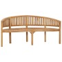 Banco banana de madera maciza de teca 180 cm