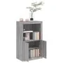 Sideboard with LED lights in Sonoma gray engineered wood by , Lockers and storage cabinets - Ref: Foro24-836628, Price: 109,5...