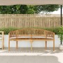 Banco banana de madera maciza de teca 180 cm