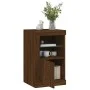 Sideboard with LED lights, engineered wood in brown oak. by , Lockers and storage cabinets - Ref: Foro24-836642, Price: 48,99...