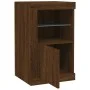 Sideboard with LED lights, engineered wood in brown oak. by , Lockers and storage cabinets - Ref: Foro24-836642, Price: 48,99...