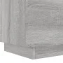 Bedside table with LED lights in gray Sonoma engineered wood by , Nightstands - Ref: Foro24-836745, Price: 68,46 €, Discount: %