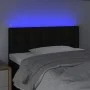 Black fabric headboard with LED 100x5x78/88 cm by , Headboards and footboards - Ref: Foro24-3122038, Price: 41,79 €, Discount: %