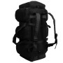 Bolso de lona estilo militar 3-en-1 90 L negro