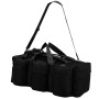 Bolso de lona estilo militar 3-en-1 90 L negro