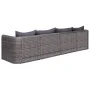 4-piece garden sofa set and gray synthetic rattan cushions by vidaXL, Outdoor sofas - Ref: Foro24-44164, Price: 306,87 €, Dis...