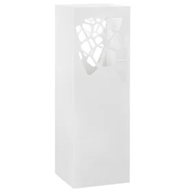 Schirmständer Steindesign weißer Stahl von vidaXL, Schirmständer - Ref: Foro24-246799, Preis: 32,68 €, Rabatt: %