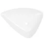 Lavabo de cerámica triangular blanco 645x455x115 mm de vidaXL, Lavabos - Ref: Foro24-142997, Precio: 62,36 €, Descuento: %