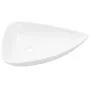 Lavabo de cerámica triangular blanco 645x455x115 mm de vidaXL, Lavabos - Ref: Foro24-142997, Precio: 62,36 €, Descuento: %