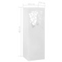 Schirmständer Steindesign weißer Stahl von vidaXL, Schirmständer - Ref: Foro24-246799, Preis: 30,99 €, Rabatt: %