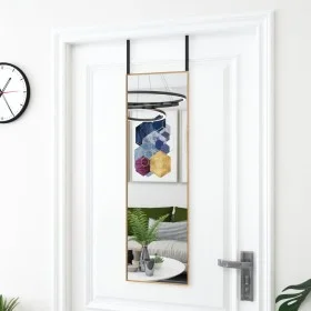 Außenspiegel aus Glas und schwarzem Aluminium 30x80 cm von , Spiegel - Ref: Foro24-327414, Preis: 38,57 €, Rabatt: %