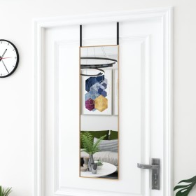 Außenspiegel aus Glas und schwarzem Aluminium 30x80 cm von , Spiegel - Ref: Foro24-327414, Preis: 45,24 €, Rabatt: %