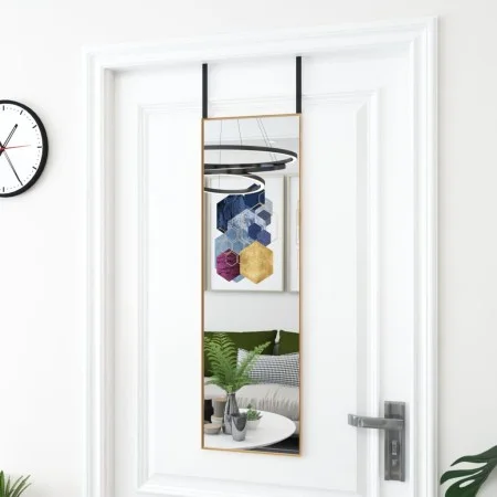 Außenspiegel aus Glas und schwarzem Aluminium 30x80 cm von , Spiegel - Ref: Foro24-327414, Preis: 38,57 €, Rabatt: %