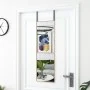 Espejo de puerta cristal y aluminio negro 30x80 cm de , Espejos - Ref: Foro24-327414, Precio: 38,54 €, Descuento: %