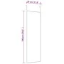 Espejo de puerta cristal y aluminio negro 30x80 cm de , Espejos - Ref: Foro24-327414, Precio: 38,54 €, Descuento: %
