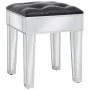Mirrored Dressing Table with MDF and Glass Stool by vidaXL, Bedroom Dressers - Ref: Foro24-246661, Price: 270,66 €, Discount: %