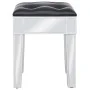 Mirrored Dressing Table with MDF and Glass Stool by vidaXL, Bedroom Dressers - Ref: Foro24-246661, Price: 270,66 €, Discount: %