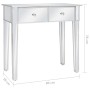 Tocador espejado con taburete de MDF y vidrio de vidaXL, Tocadores para dormitorios - Ref: Foro24-246661, Precio: 273,67 €, D...