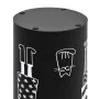 Paragüero diseño mujeres acero negro de vidaXL, Paragüeros - Ref: Foro24-246800, Precio: 39,40 €, Descuento: %
