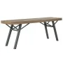 Banco de jardín de madera maciza de acacia 120 cm de vidaXL, Bancos de jardín - Ref: Foro24-44252, Precio: 101,26 €, Descuent...