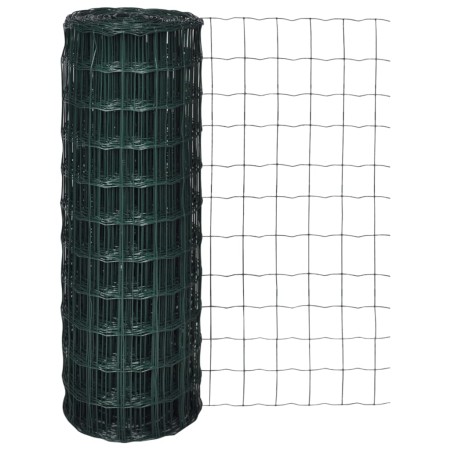 Satz grüner Stahl-Eurozaun 10x1,2 m von vidaXL, Zaunpaneele - Ref: Foro24-140586, Preis: 42,06 €, Rabatt: %