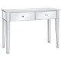 Console table with MDF and glass mirror 106.5x38x76.5 by vidaXL, Side tables - Ref: Foro24-246660, Price: 250,78 €, Discount: %