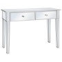 Mesa consola de espejo de MDF y vidrio 106,5x38x76,5 de vidaXL, Mesas auxiliares - Ref: Foro24-246660, Precio: 240,72 €, Desc...