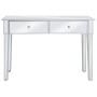 Console table with MDF and glass mirror 106.5x38x76.5 by vidaXL, Side tables - Ref: Foro24-246660, Price: 255,54 €, Discount: %