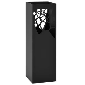 Black steel stone design umbrella stand by vidaXL, umbrella stands - Ref: Foro24-246798, Price: 36,94 €, Discount: %