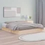 Estructura de cama de madera maciza 150x200 cm de , Camas y somieres - Ref: Foro24-820671, Precio: 94,59 €, Descuento: %