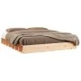Estructura de cama de madera maciza 150x200 cm de , Camas y somieres - Ref: Foro24-820671, Precio: 94,59 €, Descuento: %