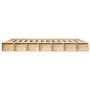 Estructura de cama de madera maciza 150x200 cm de , Camas y somieres - Ref: Foro24-820671, Precio: 94,59 €, Descuento: %
