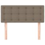 Kopfteil aus taupegrauem Stoff, 80 x 5 x 78/88 cm von , Kopf- und Fußteile - Ref: Foro24-346400, Preis: 36,22 €, Rabatt: %