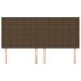 Kopfteile 4 Einheiten aus dunkelbraunem Stoff 80x5x78/88 cm von , Kopf- und Fußteile - Ref: Foro24-3116775, Preis: 106,88 €, ...