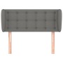 Cabecero de tela gris oscuro 83x23x78/88 cm de , Cabeceros y pies de cama - Ref: Foro24-3117553, Precio: 51,97 €, Descuento: %