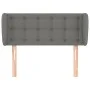 Kopfteil aus dunkelgrauem Stoff, 83 x 23 x 78/88 cm von , Kopf- und Fußteile - Ref: Foro24-3117553, Preis: 54,90 €, Rabatt: %