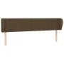 Dark gray fabric headboard 163x23x78/88 cm by , Headboards and footboards - Ref: Foro24-3117587, Price: 70,57 €, Discount: %