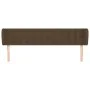 Dark gray fabric headboard 163x23x78/88 cm by , Headboards and footboards - Ref: Foro24-3117587, Price: 70,57 €, Discount: %