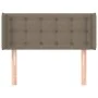 Kopfteil aus taupegrauem Stoff, 83 x 16 x 78/88 cm von , Kopf- und Fußteile - Ref: Foro24-3119180, Preis: 44,17 €, Rabatt: %