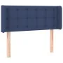 Cabecero de tela azul 83x16x78/88 cm de , Cabeceros y pies de cama - Ref: Foro24-3119182, Precio: 39,13 €, Descuento: %