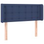 Kopfteil aus blauem Stoff, 83 x 16 x 78/88 cm von , Kopf- und Fußteile - Ref: Foro24-3119182, Preis: 40,27 €, Rabatt: %